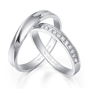 铂金戒指是爱情坚贞的信物