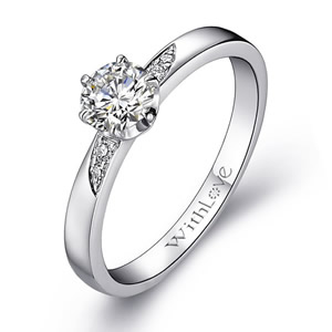 网购钻石戒指－钻石也可以高贵而不贵了