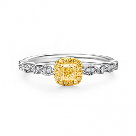 Myself－黄钻戒指-WithLove唯爱钻饰