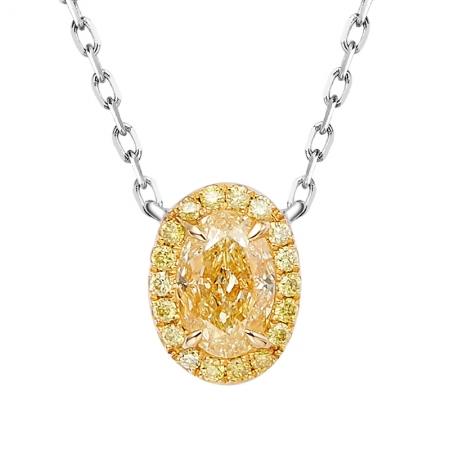 意中人－黄钻项链-WithLove唯爱钻饰