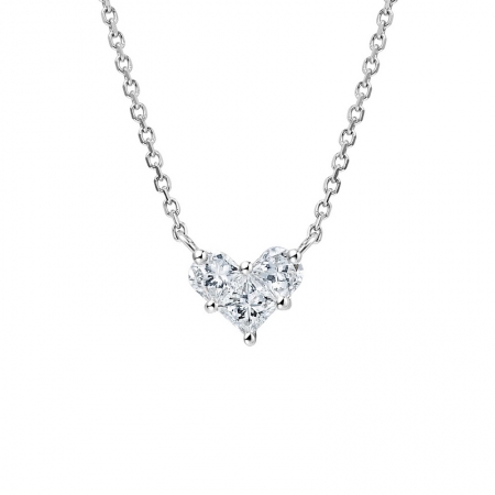 我心依旧－心形钻石项链-WithLove唯爱钻饰