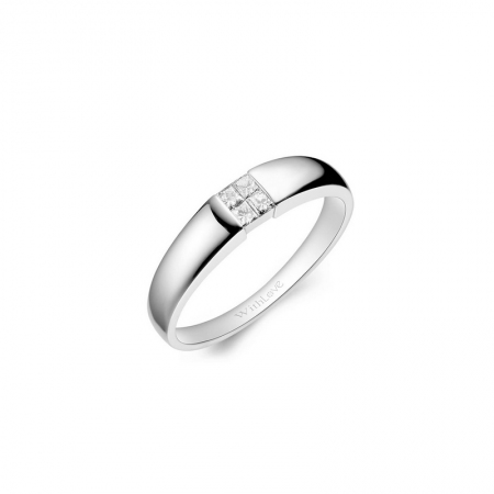 爱之光－公主方钻石男戒-WithLove唯爱钻饰