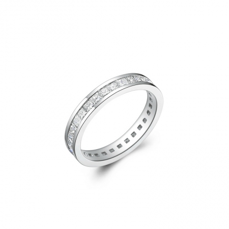 缘分的天空－公主方钻石戒指-WithLove唯爱钻饰