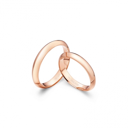 纯情爱恋－素金对戒-WithLove唯爱钻饰