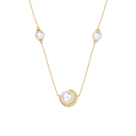 星月童话－Akoya珍珠项链-WithLove唯爱钻饰