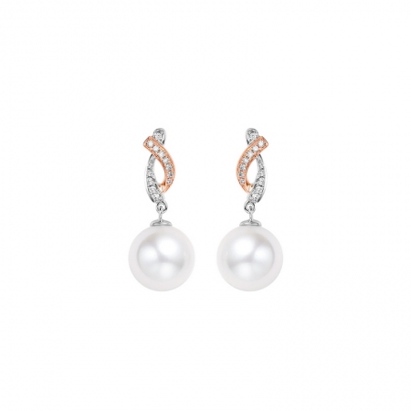 梦的延续－Akoya珍珠耳坠-WithLove唯爱钻饰