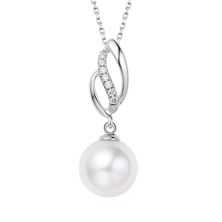温婉－Akoya珍珠吊坠-WithLove唯爱钻饰