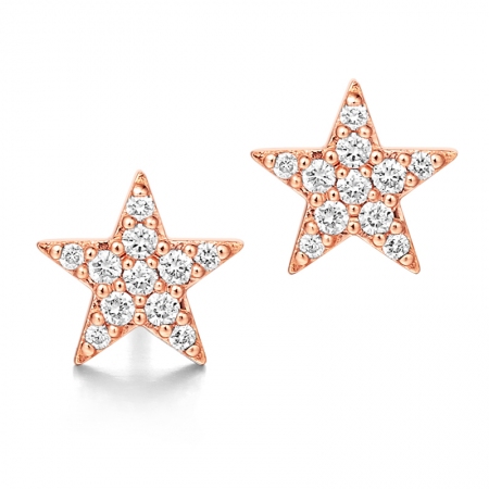 星光闪闪－钻石耳钉-WithLove唯爱钻饰