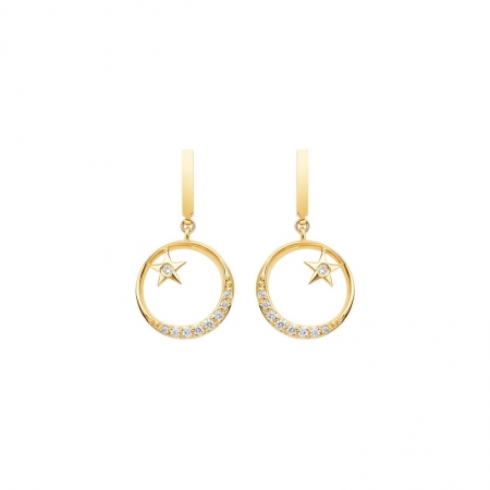 繁星童话－钻石耳坠-WithLove唯爱钻饰