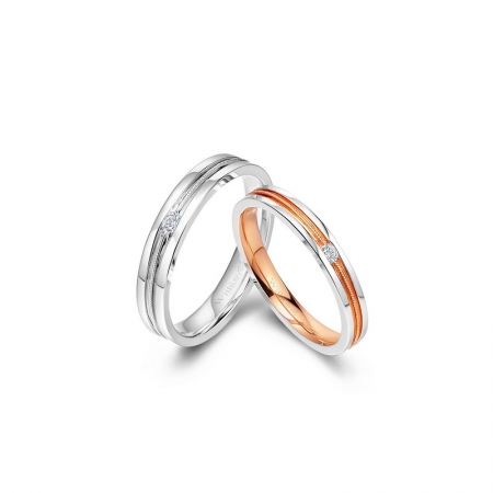 浪漫情缘－钻石对戒-WithLove唯爱钻饰