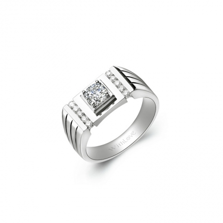 皇家盛世－钻石男戒-WithLove唯爱钻饰