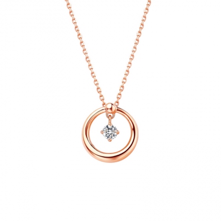 梦之旋律－钻石吊坠-WithLove唯爱钻饰