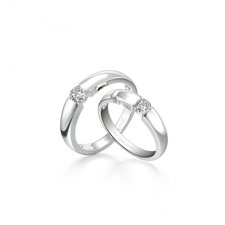 纯爱－钻石对戒-WithLove唯爱钻饰