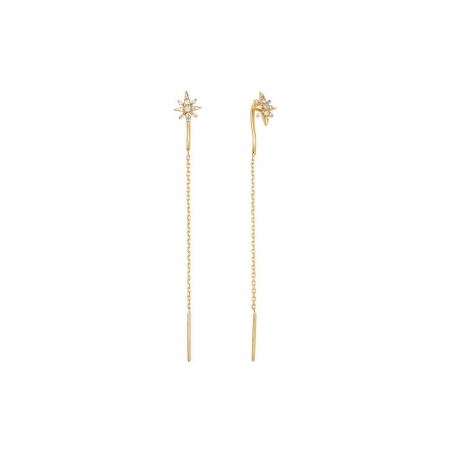 星之光－钻石耳线-WithLove唯爱钻饰