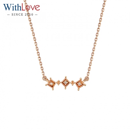 海边星空－钻石项链-WithLove唯爱钻饰