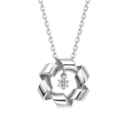 幸福守护－钻石项链-WithLove唯爱钻饰