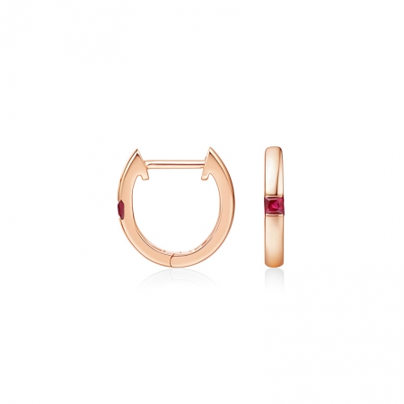 红宝石耳环-WithLove唯爱钻饰