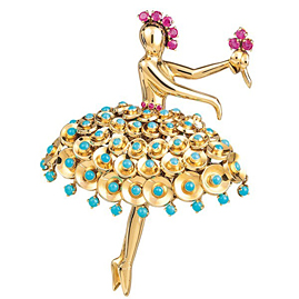 来自上世纪40年代初的优雅邂逅！梵克雅宝推出Ballet Precieux高级珠宝系列