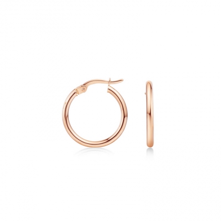 爱的开始－玫瑰18K金耳环-WithLove唯爱钻饰