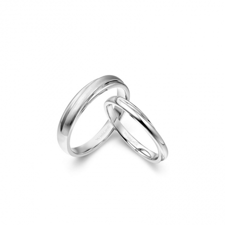 情真意切－素金对戒-WithLove唯爱钻饰