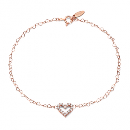 心心相伴－钻石手链-WithLove唯爱钻饰