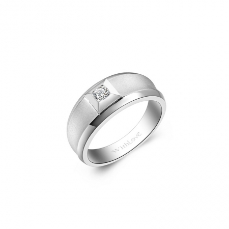 非凡－钻石男戒-WithLove唯爱钻饰