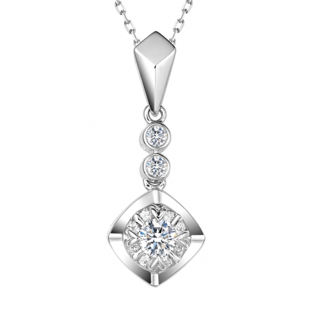 梦幻曲－钻石吊坠-WithLove唯爱钻饰