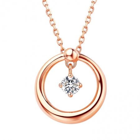 梦之旋律－钻石吊坠-WithLove唯爱钻饰