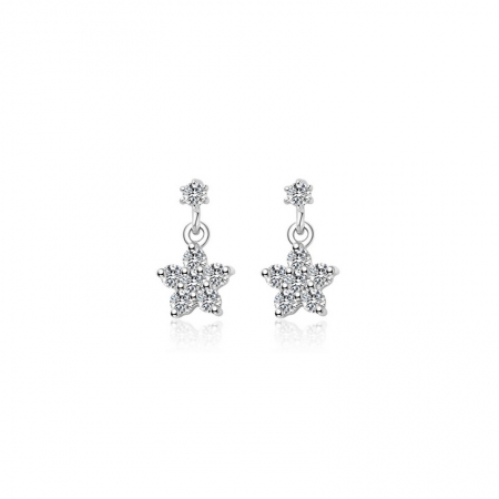 浪漫樱花－钻石耳坠-WithLove唯爱钻饰