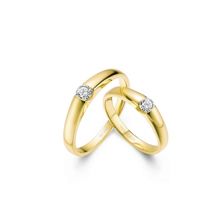 深情相拥－钻石对戒-WithLove唯爱钻饰