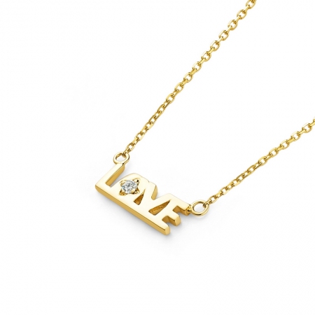 LOVE－钻石项链-WithLove唯爱钻饰