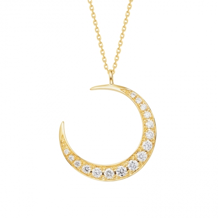 月升－钻石项链-WithLove唯爱钻饰