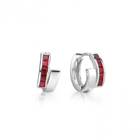 红宝石耳环-WithLove唯爱钻饰