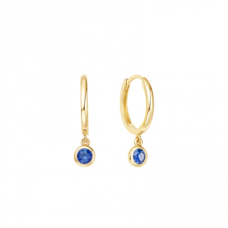 蓝宝石耳环-WithLove唯爱钻饰