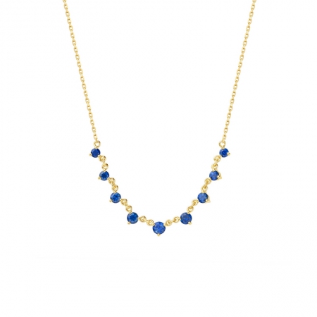 蓝宝石项链